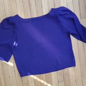 Sheer Purple Blouse